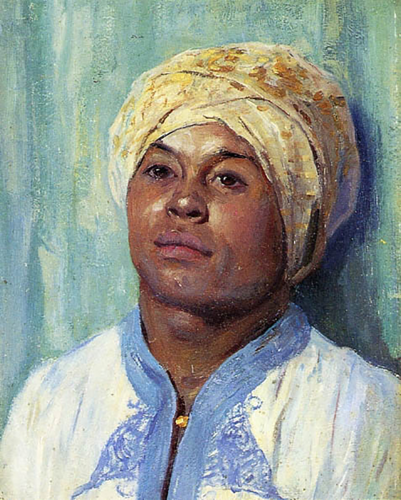 Guy Rose Portrait of an Algerian, 1800 oil painting reproduction