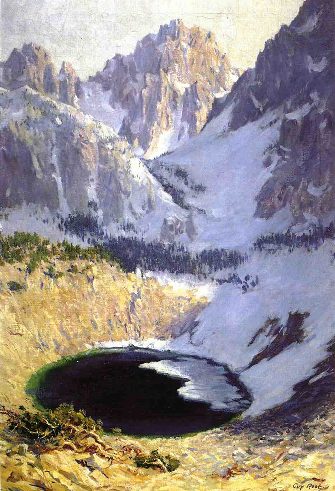 Guy Rose The Blue Pool near Mt. Whitney oil painting reproduction