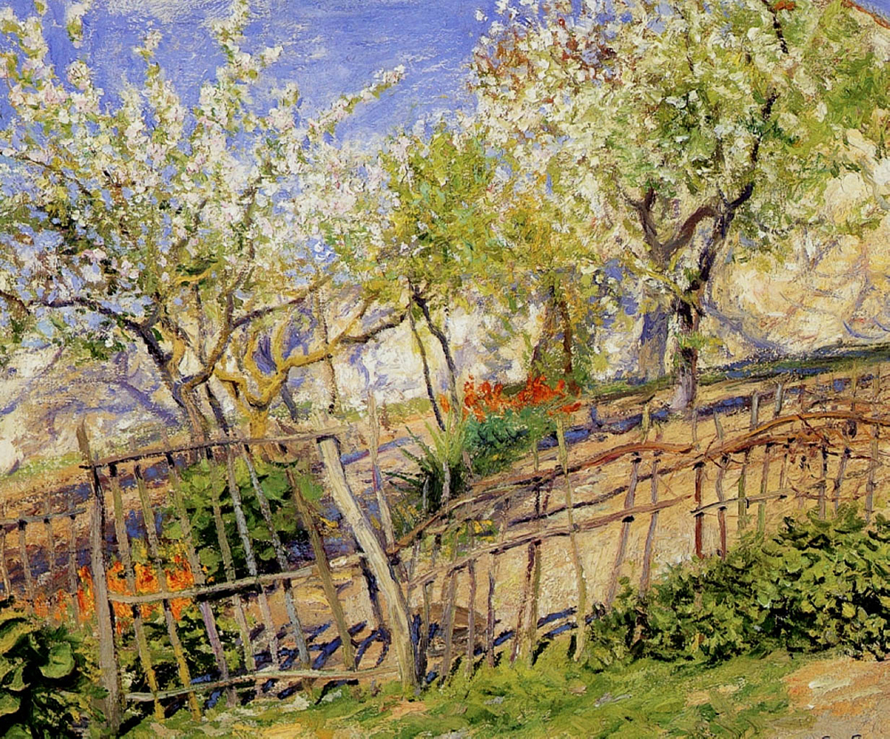 Guy Rose Blossoms and Wallflowers oil painting reproduction