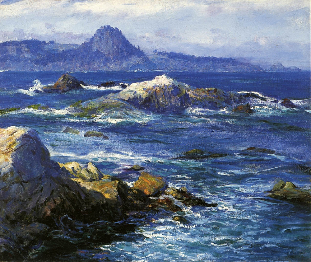 Guy Rose Off Mission Point oil painting reproduction