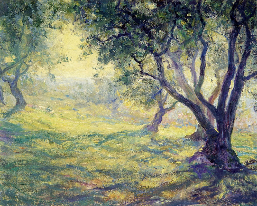 Guy Rose Provincial Olive Grove oil painting reproduction