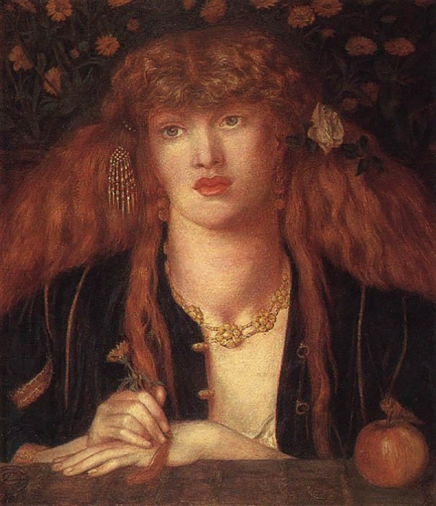 Dante Gabriel Rossetti La Bionda del Balcone, 1868 oil painting reproduction