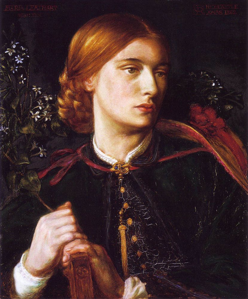 Dante Gabriel Rossetti Portrait of Maria Leathart, 1862 oil painting reproduction