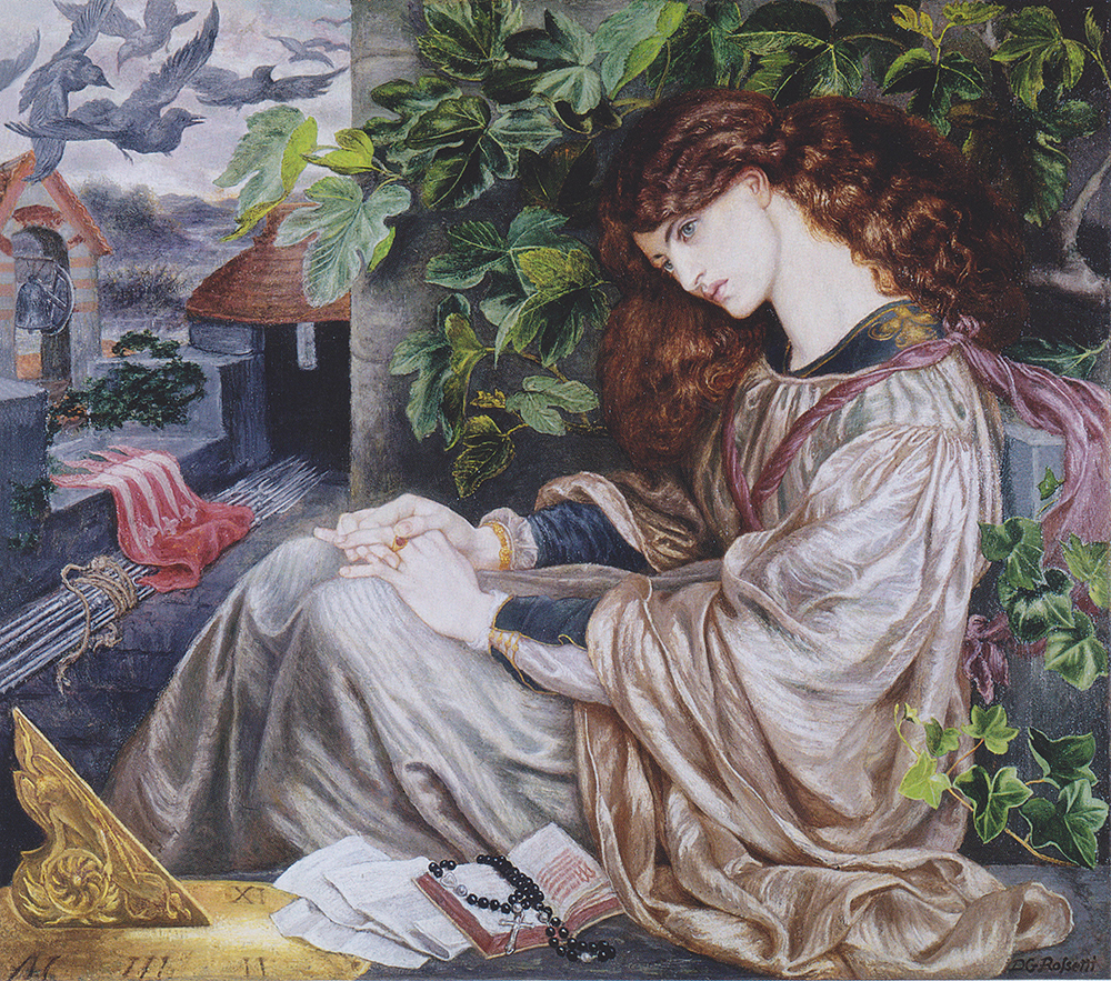 Dante Gabriel Rossetti La Pia de Tolomei, 1868-1880 oil painting reproduction