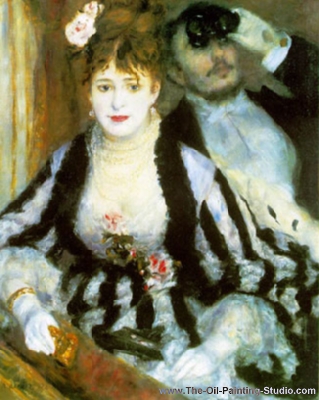 Pierre-Auguste Renoir The Box oil painting reproduction