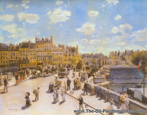 Pierre-Auguste Renoir Pont Neuf oil painting reproduction