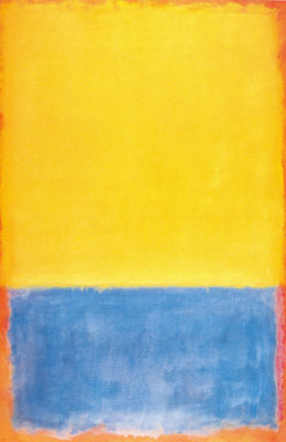 Mark Rothko Yellow, Blue on Orange oil painting reproduction