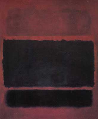 Mark Rothko Brown, Black on Maroon oil painting reproduction