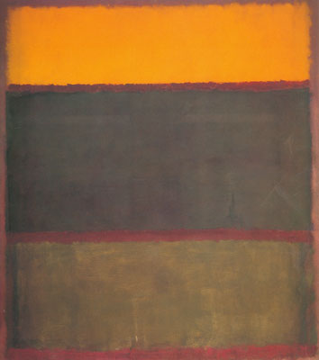 Mark Rothko Orange, Wine, Grey on Plum oil painting reproduction