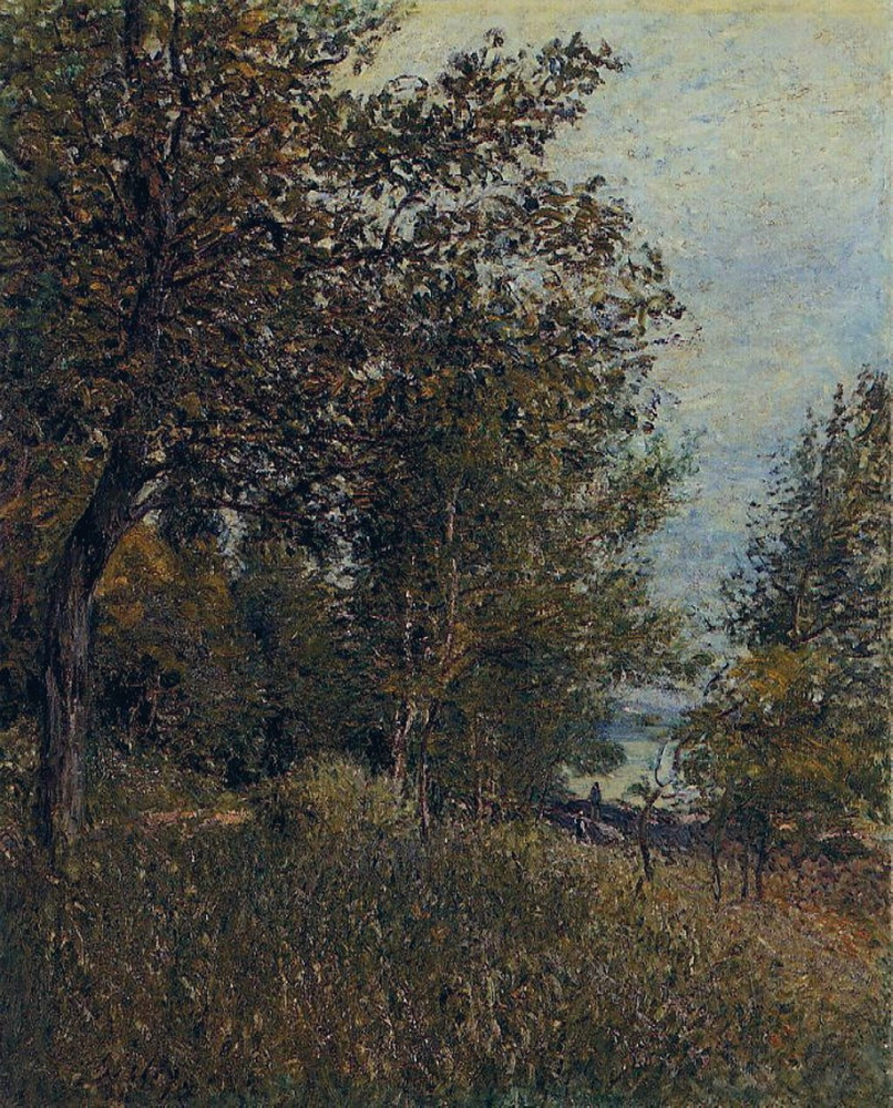 Alfred Sisley A Corner of the Roches-Courtaut Woods, June oil painting reproduction
