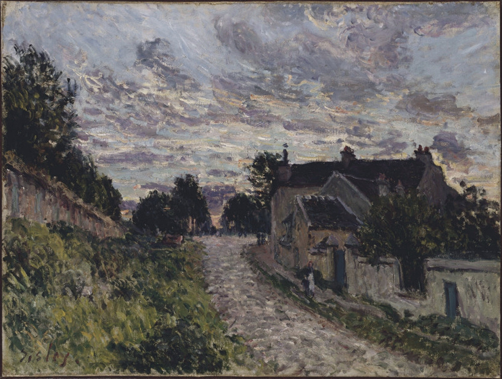 Alfred Sisley A Path in Louveciennes, 1876 oil painting reproduction
