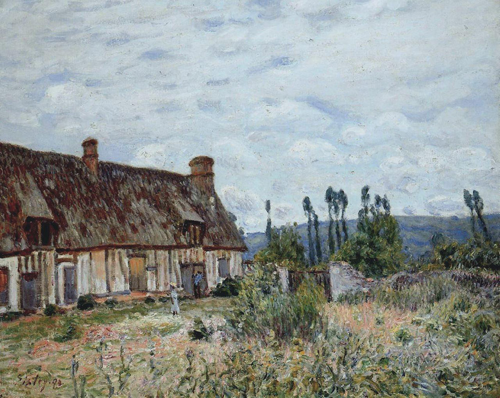 Alfred Sisley Abandoned Cottage, 1894 oil painting reproduction