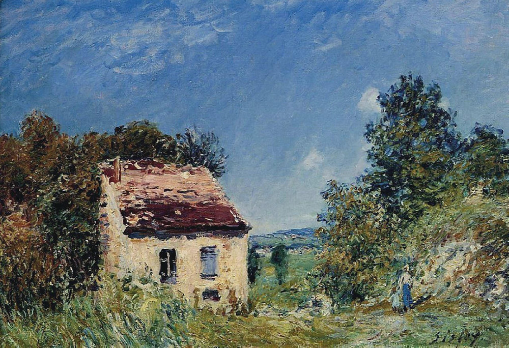 Alfred Sisley Abandoned House oil painting reproduction