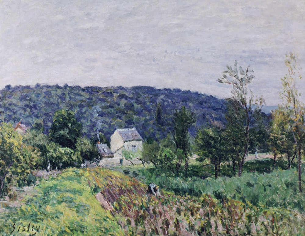 Alfred Sisley An Autumn Evening near Paris oil painting reproduction