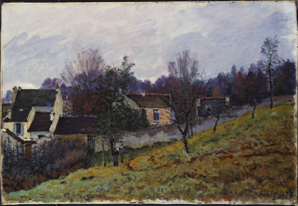 Alfred Sisley Autumn in Louveciennes, 1873 oil painting reproduction