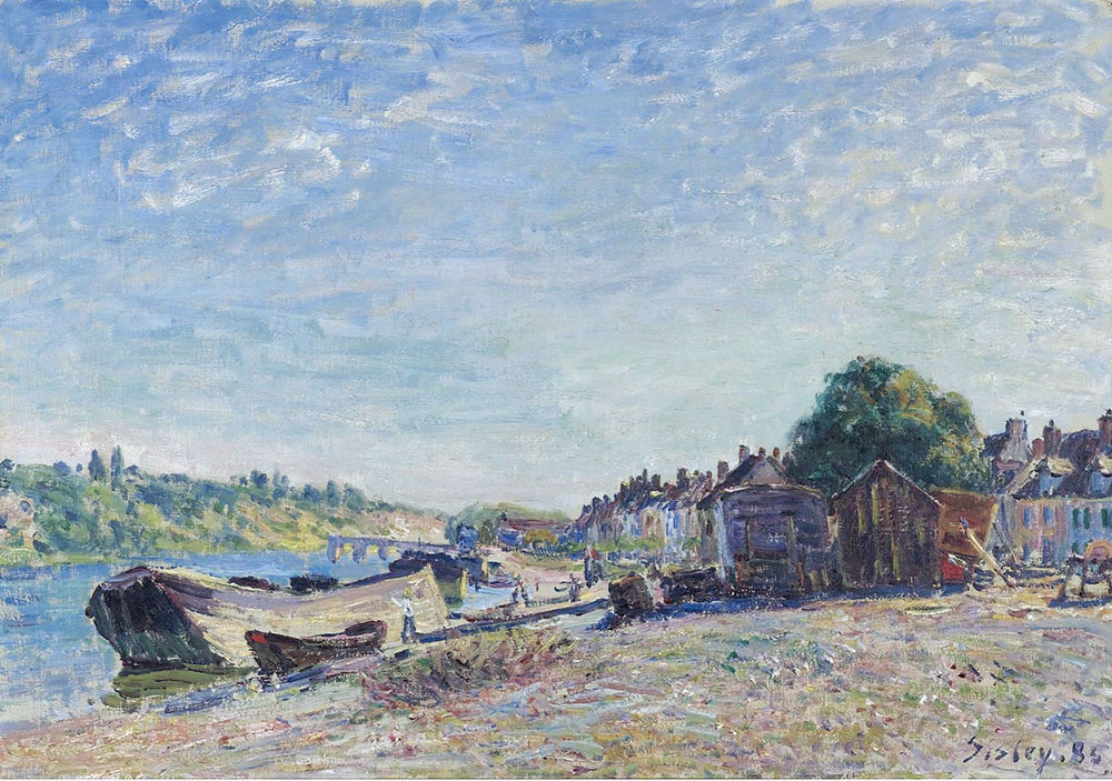 Alfred Sisley Banks of the Loing at Saint-Mammes, 1885 oil painting reproduction