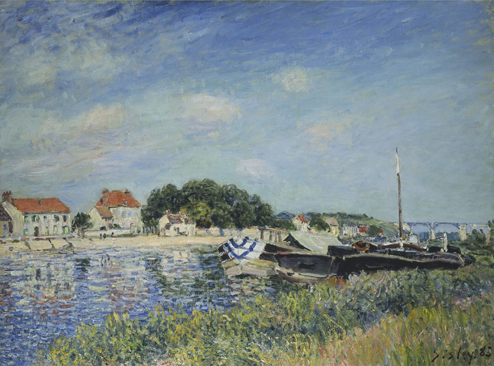Alfred Sisley Banks of the Loing at Saint-Mammes, 1885 oil painting reproduction