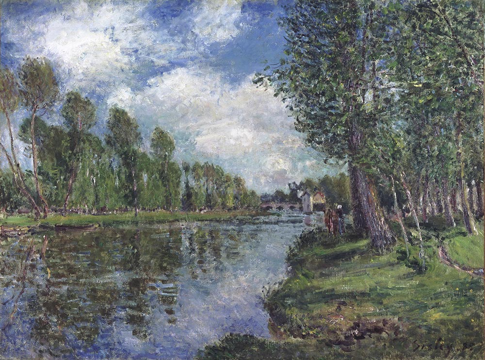 Alfred Sisley Banks of the Loing, 1886 oil painting reproduction