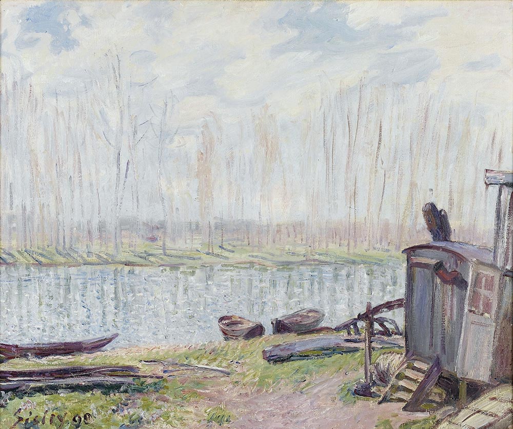 Alfred Sisley Banks of the Loing, 1890 oil painting reproduction