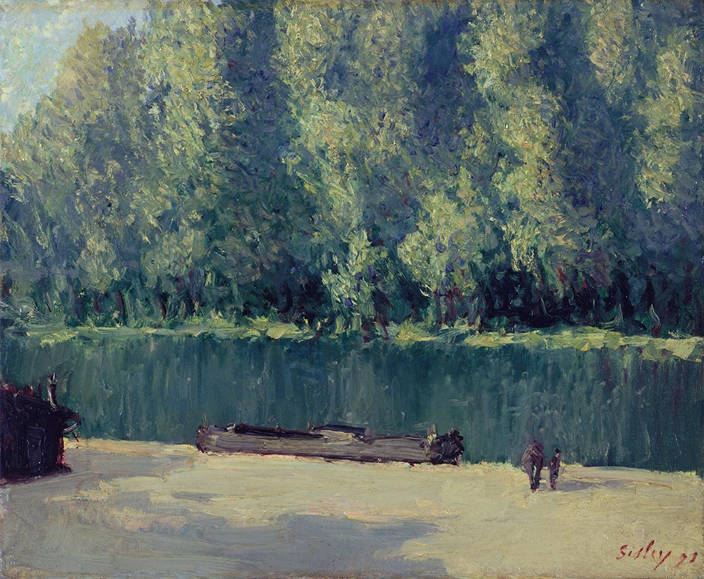 Alfred Sisley Banks of the Loing, 1891 oil painting reproduction