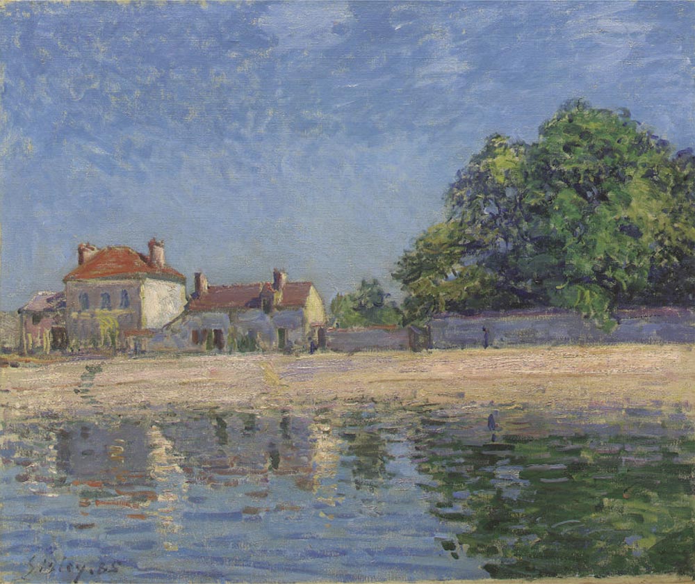 Alfred Sisley Banks of the Loing, Saint-Mammes, 1885 oil painting reproduction