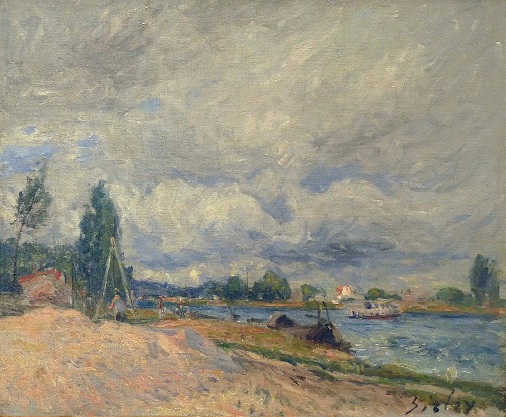 Alfred Sisley Banks of the Seine, 1878-79 oil painting reproduction