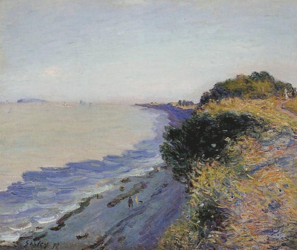 Alfred Sisley Bristol Channel from Penarth, Evening, 1877 oil painting reproduction