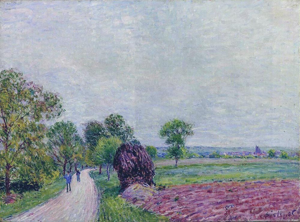 Alfred Sisley Countryside near Moret, 1885 oil painting reproduction