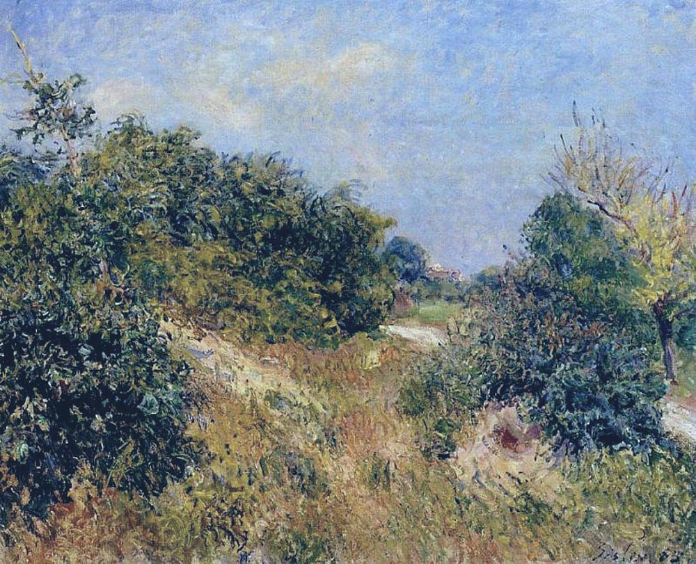 Alfred Sisley Edge of Fountainbleau Forest - June Morning, 1885 oil painting reproduction