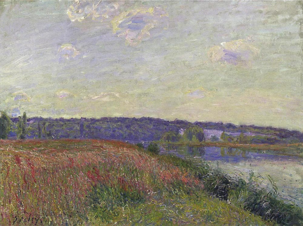 Alfred Sisley Fields and Hills of Veneux-Nadon, 1881 oil painting reproduction