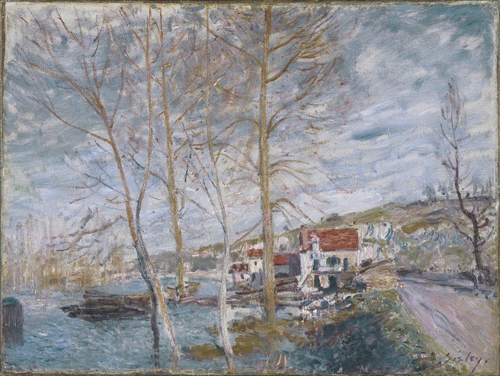 Alfred Sisley Flood at Moret, 1879 oil painting reproduction