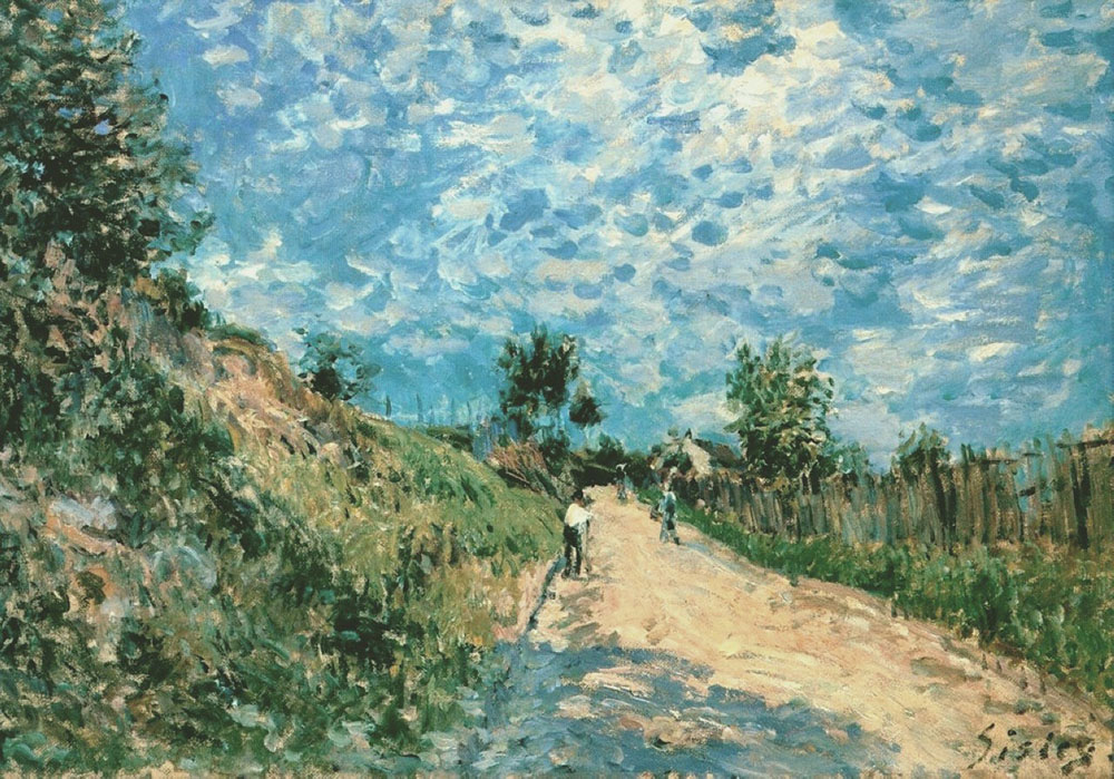 Alfred Sisley Hill Path oil painting reproduction