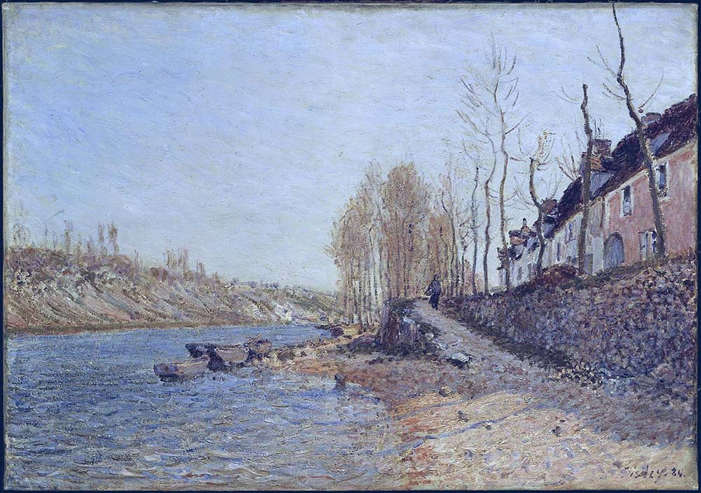 Alfred Sisley La Croix-Blanche at Saint-Mammes, 1884 oil painting reproduction