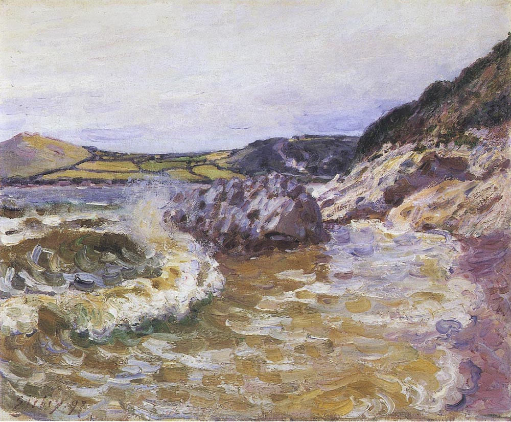 Alfred Sisley Lady's Cove, 1897 oil painting reproduction