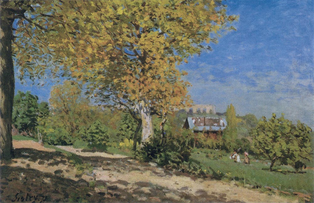 Alfred Sisley Landscape at Louveciennes, 1873 01 oil painting reproduction