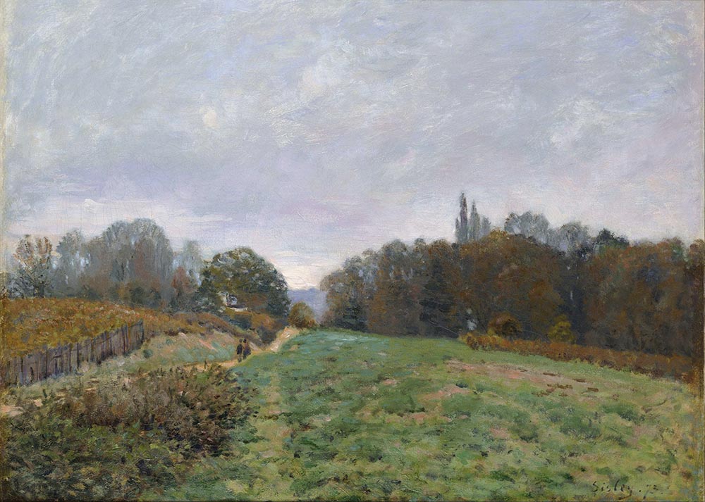Alfred Sisley Landscape at Louveciennes, 1873 02 oil painting reproduction
