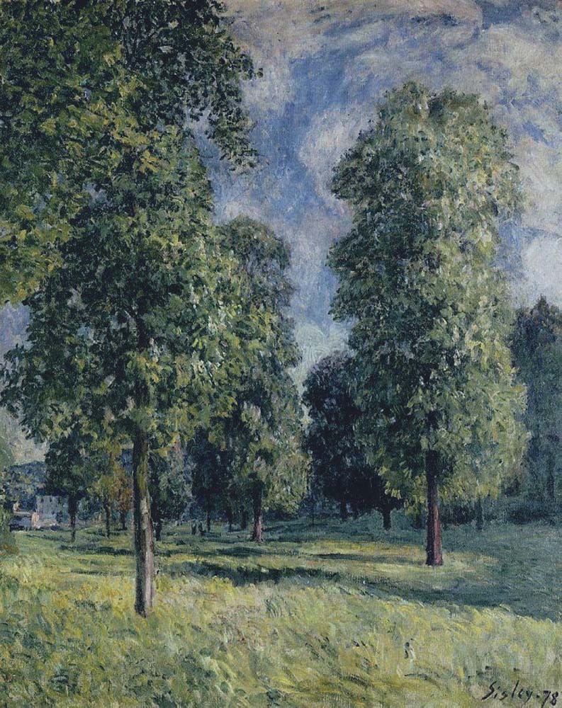 Alfred Sisley Landscape at Sevres, 1878 oil painting reproduction