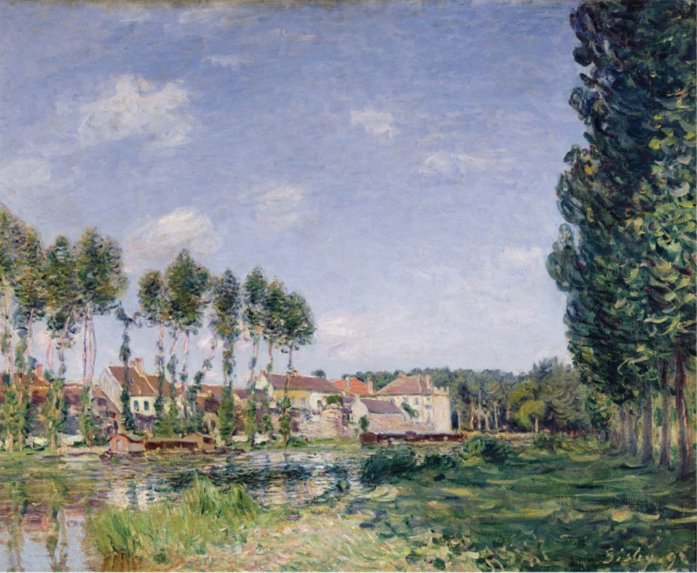 Alfred Sisley Moret, Banks of Loing, 1892 oil painting reproduction