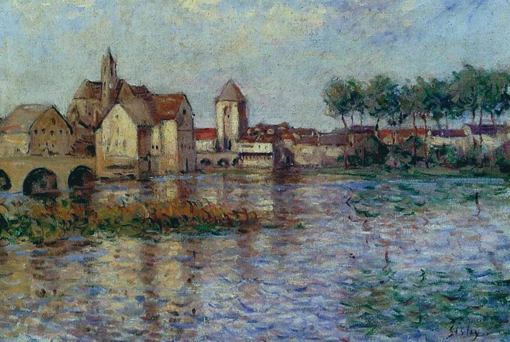 Alfred Sisley Moret-sur-Loing 01 oil painting reproduction