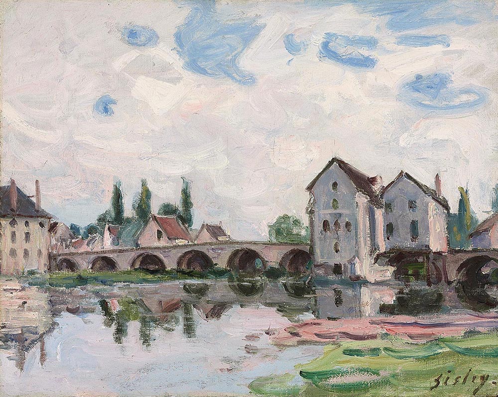 Alfred Sisley Moret-sur-Loing, 1887 oil painting reproduction