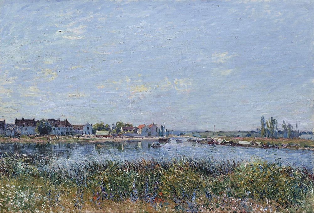 Alfred Sisley Morning at Saint Mammes, 1881 oil painting reproduction