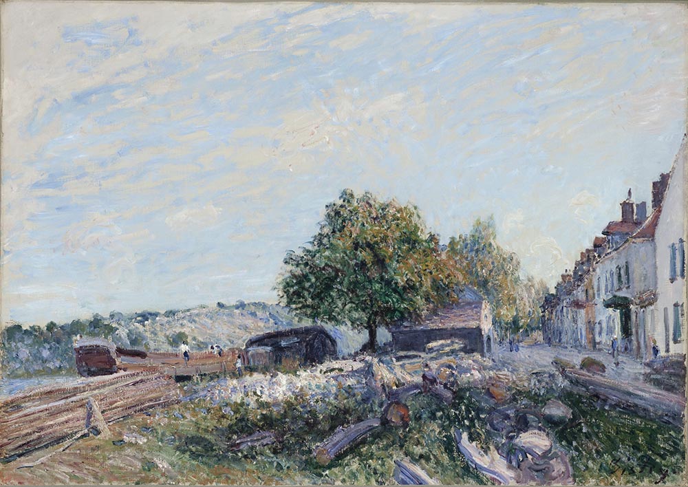 Alfred Sisley Morning at Saint Mammes, 1884 oil painting reproduction