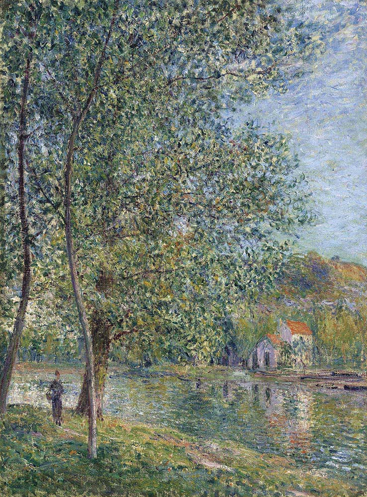 Alfred Sisley Morning on the Loign, 1879 oil painting reproduction