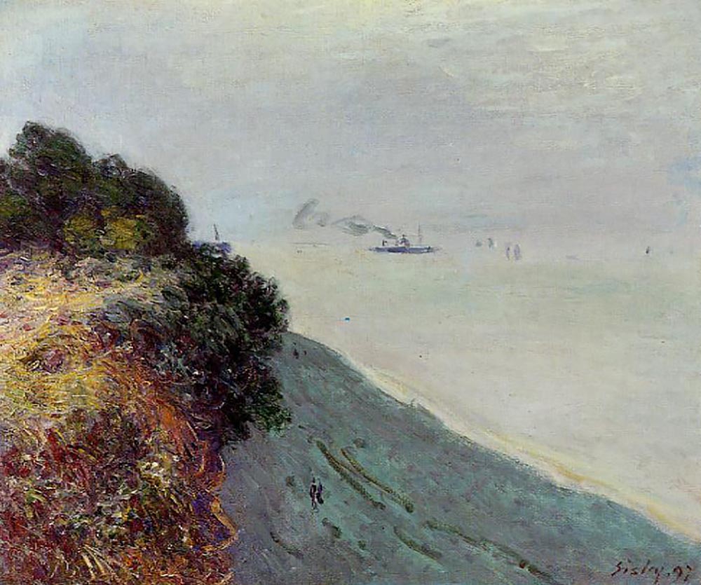 Alfred Sisley Penarth, The English Coast, 1897 oil painting reproduction