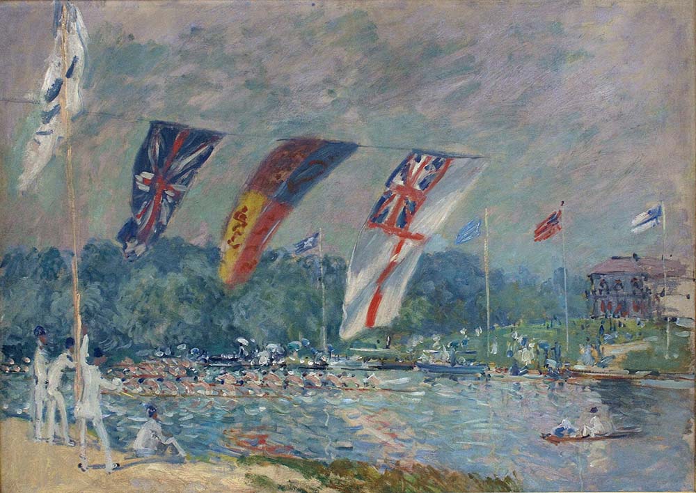 Alfred Sisley Regatta at Molesey, 1874 oil painting reproduction