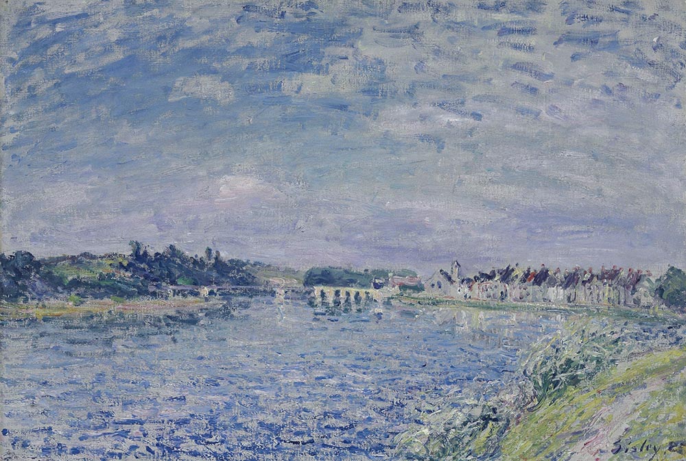 Alfred Sisley Saint-Mammes in the Evening, 1885 oil painting reproduction