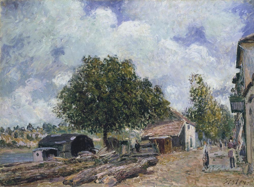 Alfred Sisley Saint-Mammes, 1880 oil painting reproduction