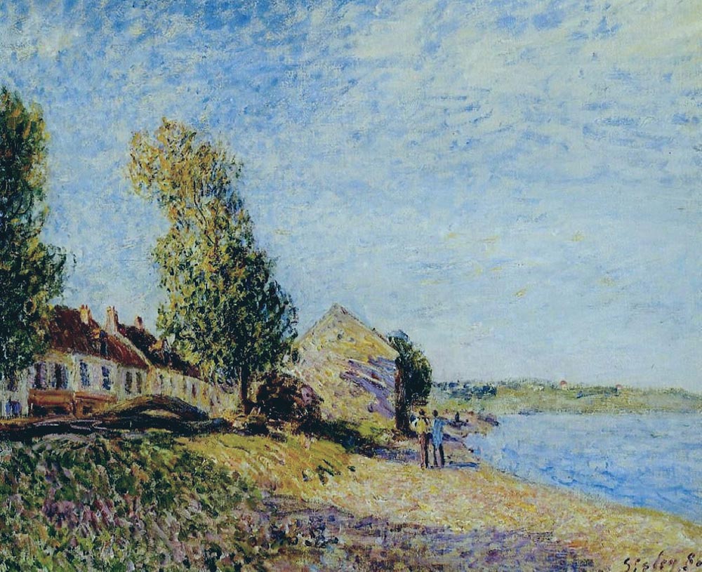 Alfred Sisley Saint-Mammes, 1880 oil painting reproduction