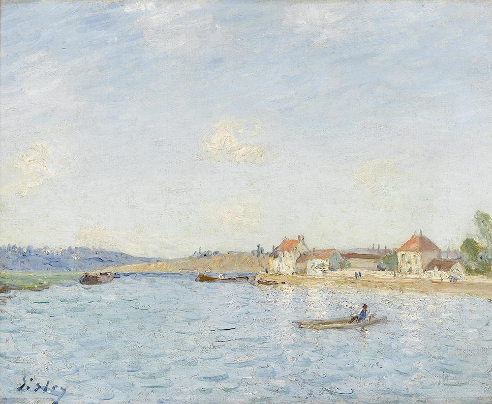 Alfred Sisley Saint-Mammes, 1885 oil painting reproduction