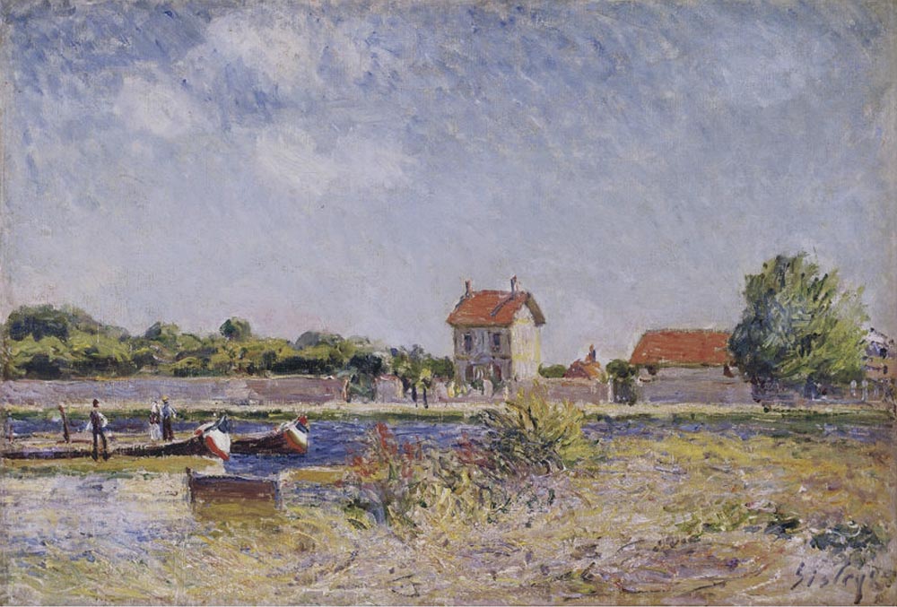 Alfred Sisley Saint-Mammes, 1888 oil painting reproduction